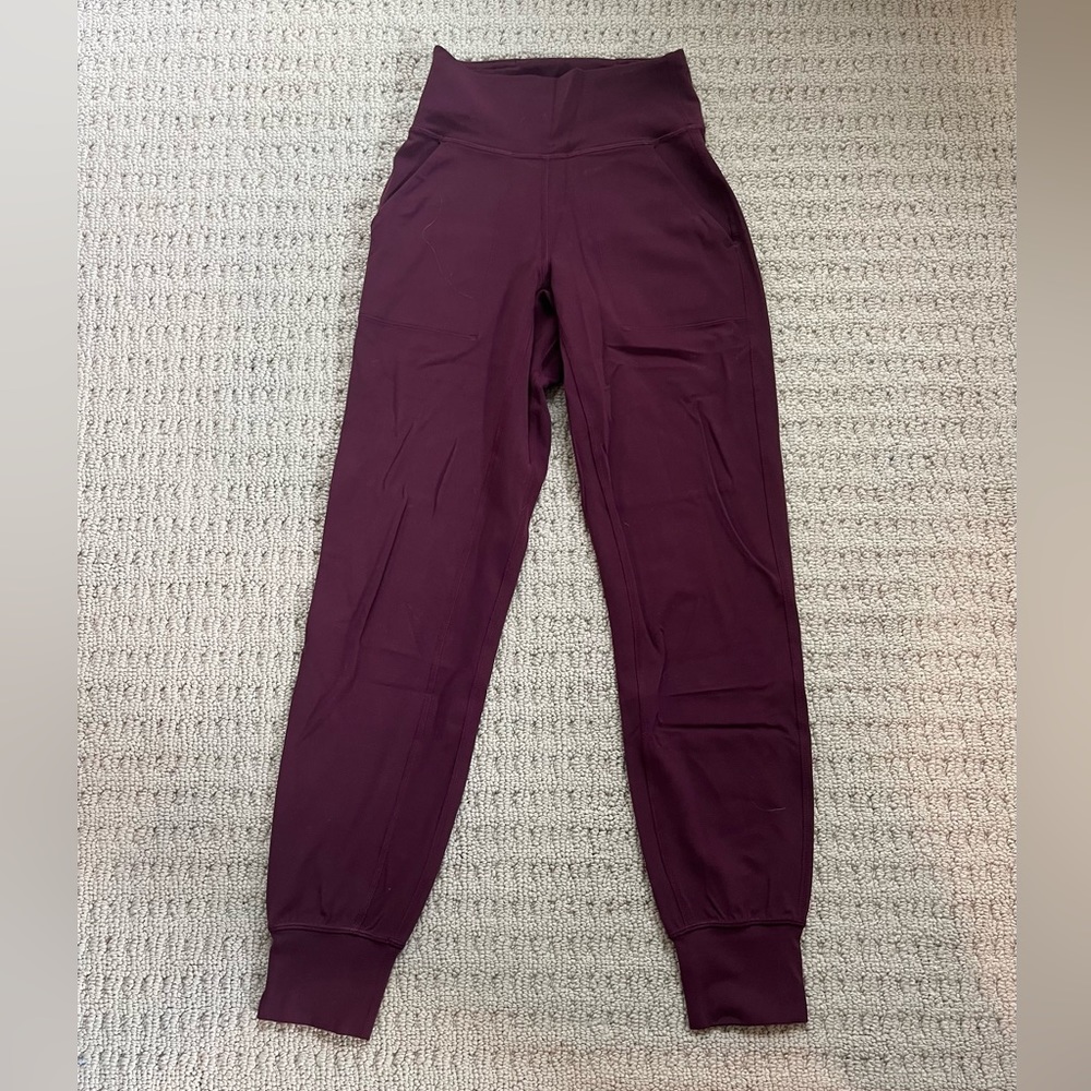 Lululemon Maroon Joggers with Pockets